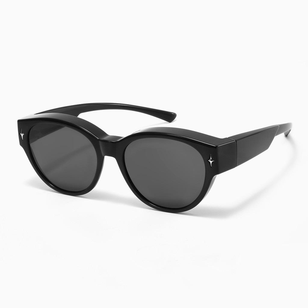 Stylish Cat-Shaped Sunglasses Can with Myopia Glasses Option UV Protection for Men and Women Driving Sunglasses