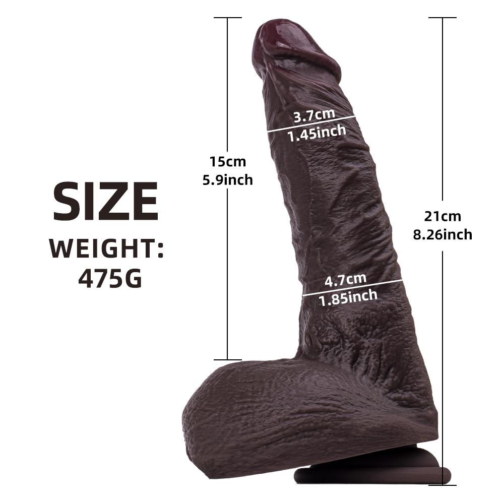 Realistic Male Penis Big Fat Dildo Soft Silicone Sexy Fake Penis Dick Porn Adult Toys Juguetes Sexuales With Strong Suction Cup Female Porn Sex Toy