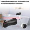Bathtub Faucet Replacement with Diverter Pull Type Bathtub Faucet Zincs Alloy Bathroom Tub Spout Bathroom Accessories