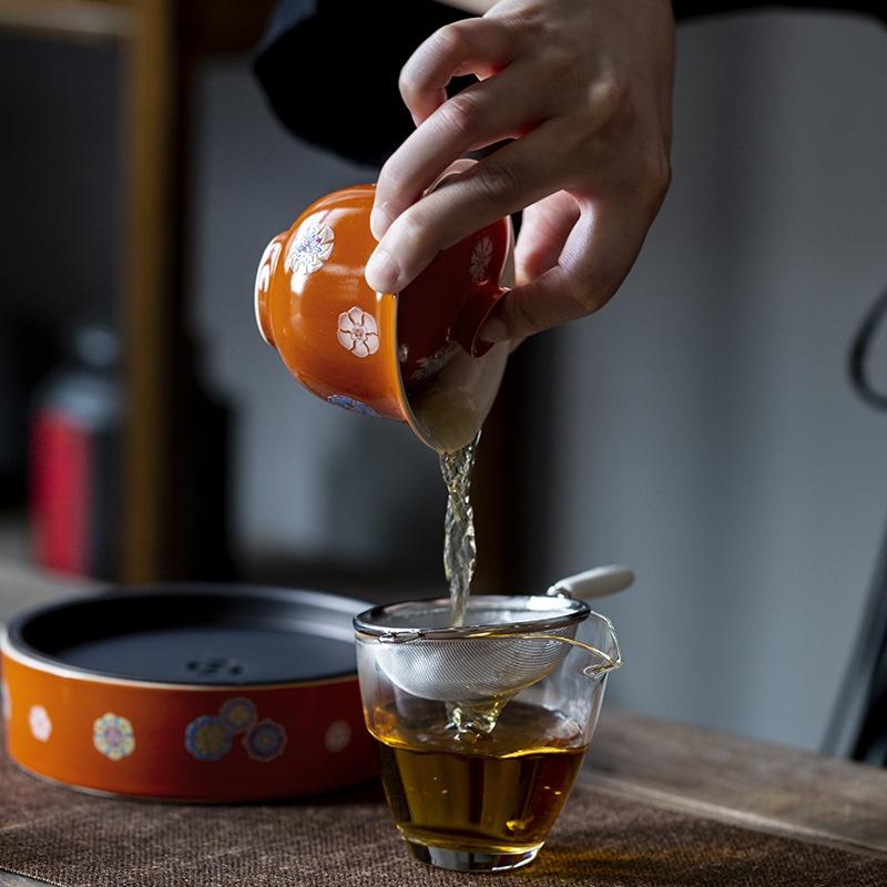 210ml Heat-Resistant Glass Fair Cup Thickened Glass Tea Sea High Temperature Resistant Tea Divider