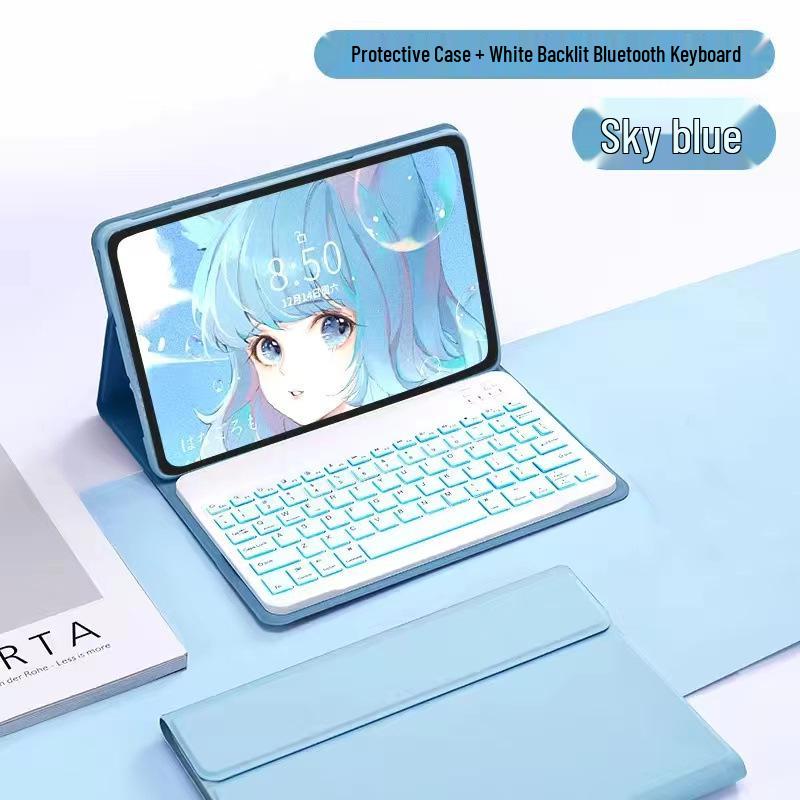 OPPOPad SE11 Leather Case & OnePlus Pad Go Magic Touch Bluetooth Keyboard