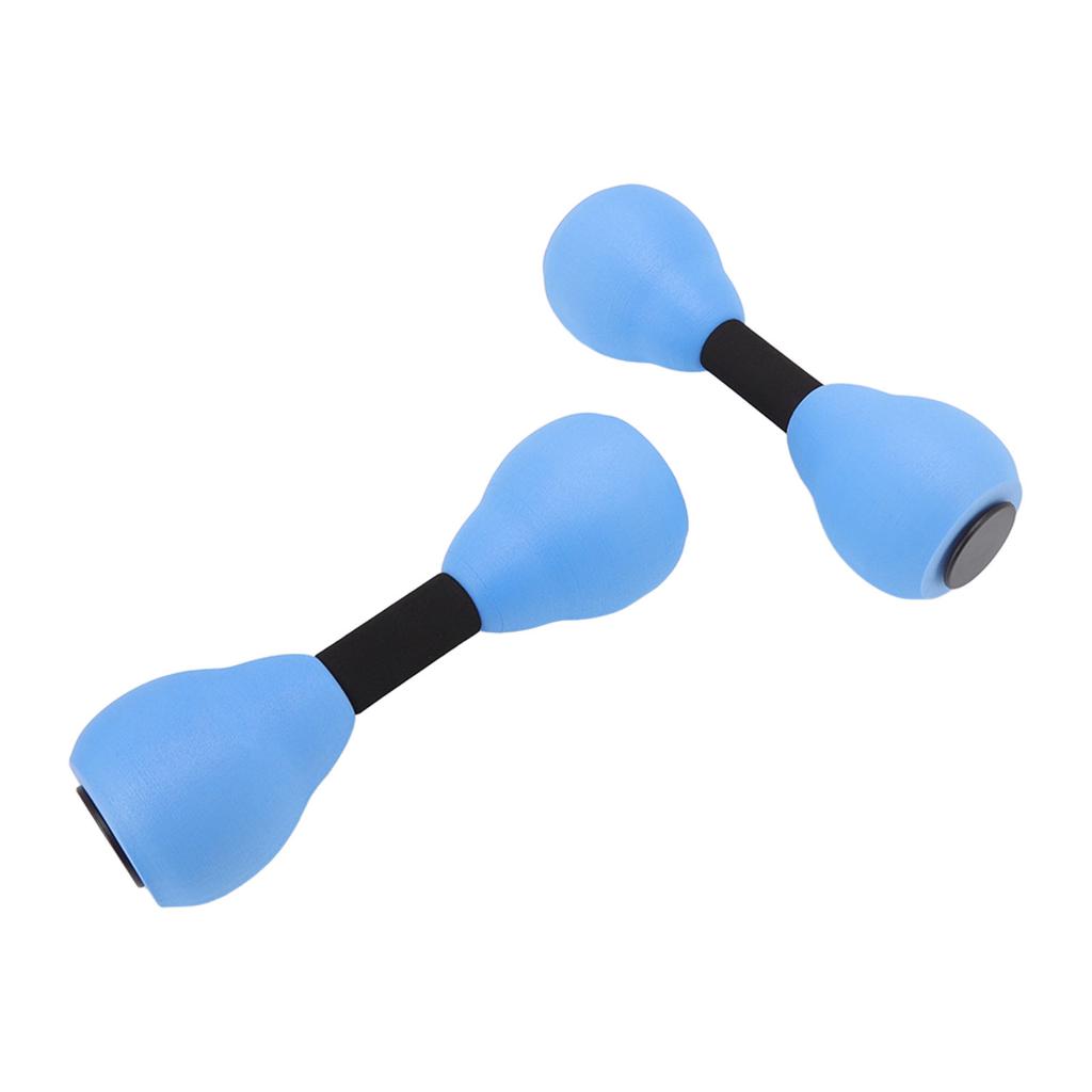 2pcs Water Floating Dumbbells EVA Foam Water Aerobic Exercise Foam Dumbbells for Swimming Pool
