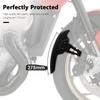 Motorcycle Accessories Front Fender Plastic Black Forging pattern Carbon fiber For Moto Guzzi V100 Mandello V100 MANDELLO 2022-