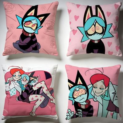 Stilvolle PPsycho Cutiesiou Kissenhülle Stilvolle Waschbare Kissenhülle Ideal für Sofa Schlafzimmer Auto Dekoration