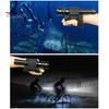 Outdoor Underwater Scuba Diving LED Torch Flashlight Holder Hands Free Glove