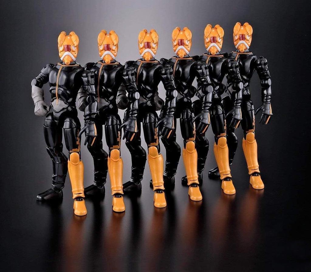 Shodo Kamen Rider Ex-Aid Stage 4 [Bugster Virus] Set of 6 *No Ramune
