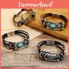 Heiß verkaufendes Lederarmband für Männer und Frauen, Vintage, ethnisch, europäischer und amerikanischer Stil