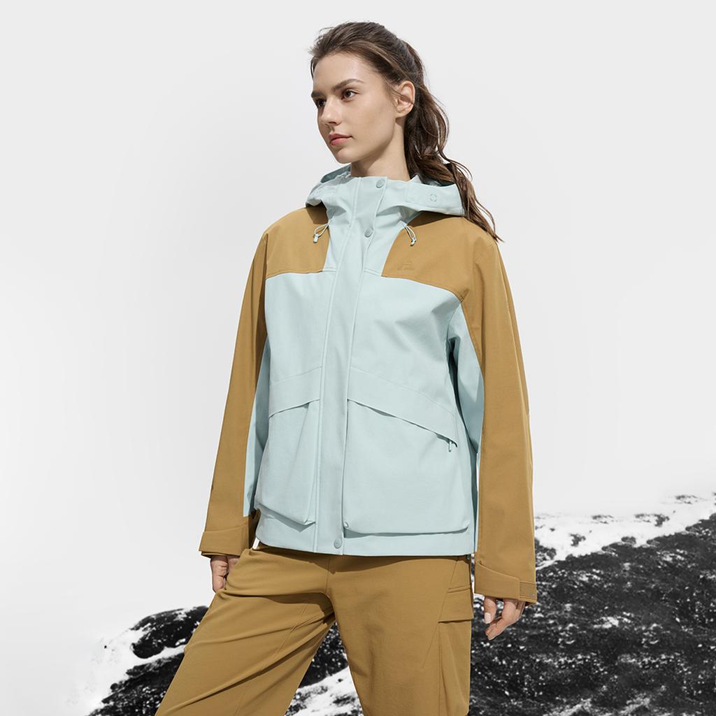 FILA Explore Removable Three-In-One Classic Comfortable Versatile Casual Outdoor Jacket Women jackets Dream-Awakening-Green A11W547705FLG