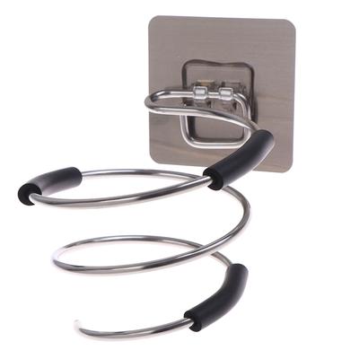 Selbstklebende Wandhalterung Haartrocknerhalter Rack Gebläse Organizer Regal Spiralständer