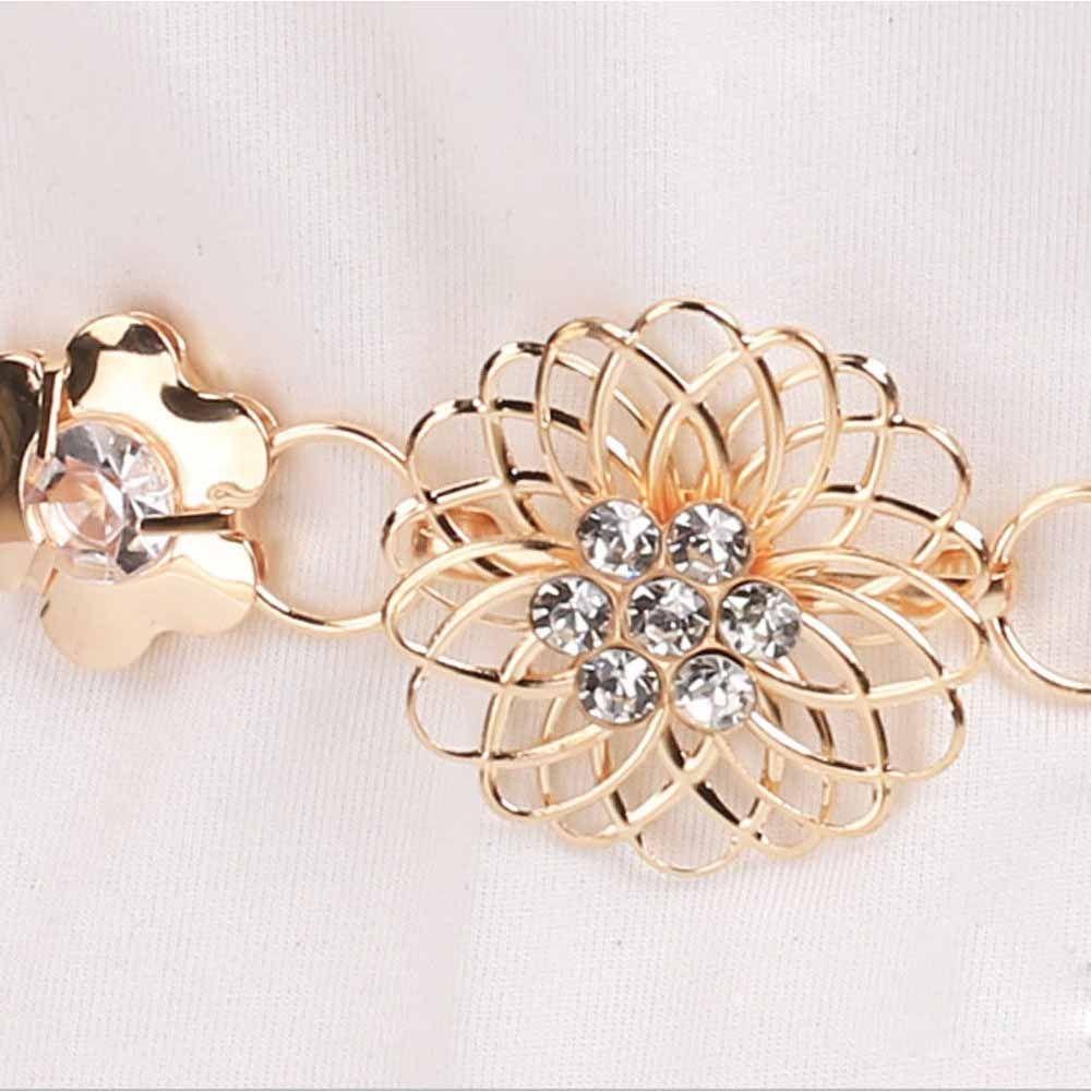 Metal Gold Statement Lady Waist Chain Fashion Jewelry Body Chain Waistband Belts