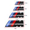 umbrx8 4 Sizes Gloss Matte Black Silver M Logo Emblem Badge For BMW E46 E90 F30 F10 G20 X3 X5 M3 M4 M5 Trunk Fender Sticker Car Decal