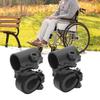 2pcs Cane Holder for Wheelchair Drive Rollator Walker 360 Degree Rotation Universal Crutches Stick Bracket Holder Accessories