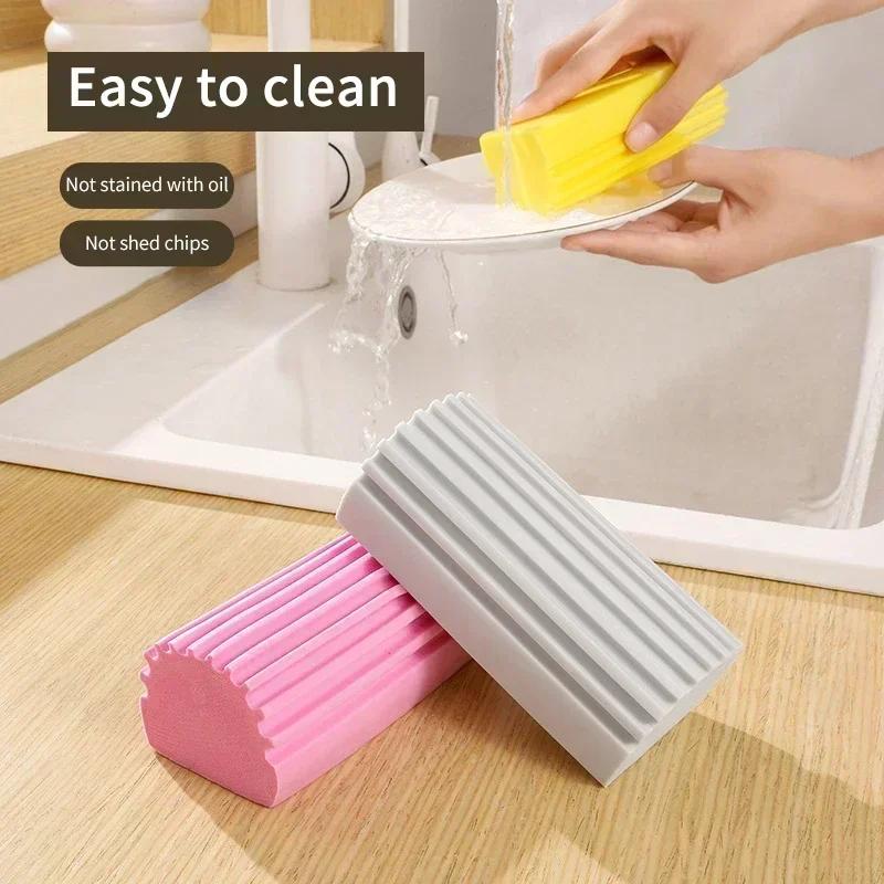 5Pcs Sponge Magic Dust Eating Sponge Cleaning Duster Sponges Reusable Eraser Brush Blinds Kitchen Window Cleaning Tools