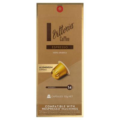 Vittoria Nespresso Compatible Coffee Caps 10pc (Espresso)