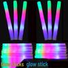 Customizable Colorful Flashing Foam Glow Sticks for Concerts