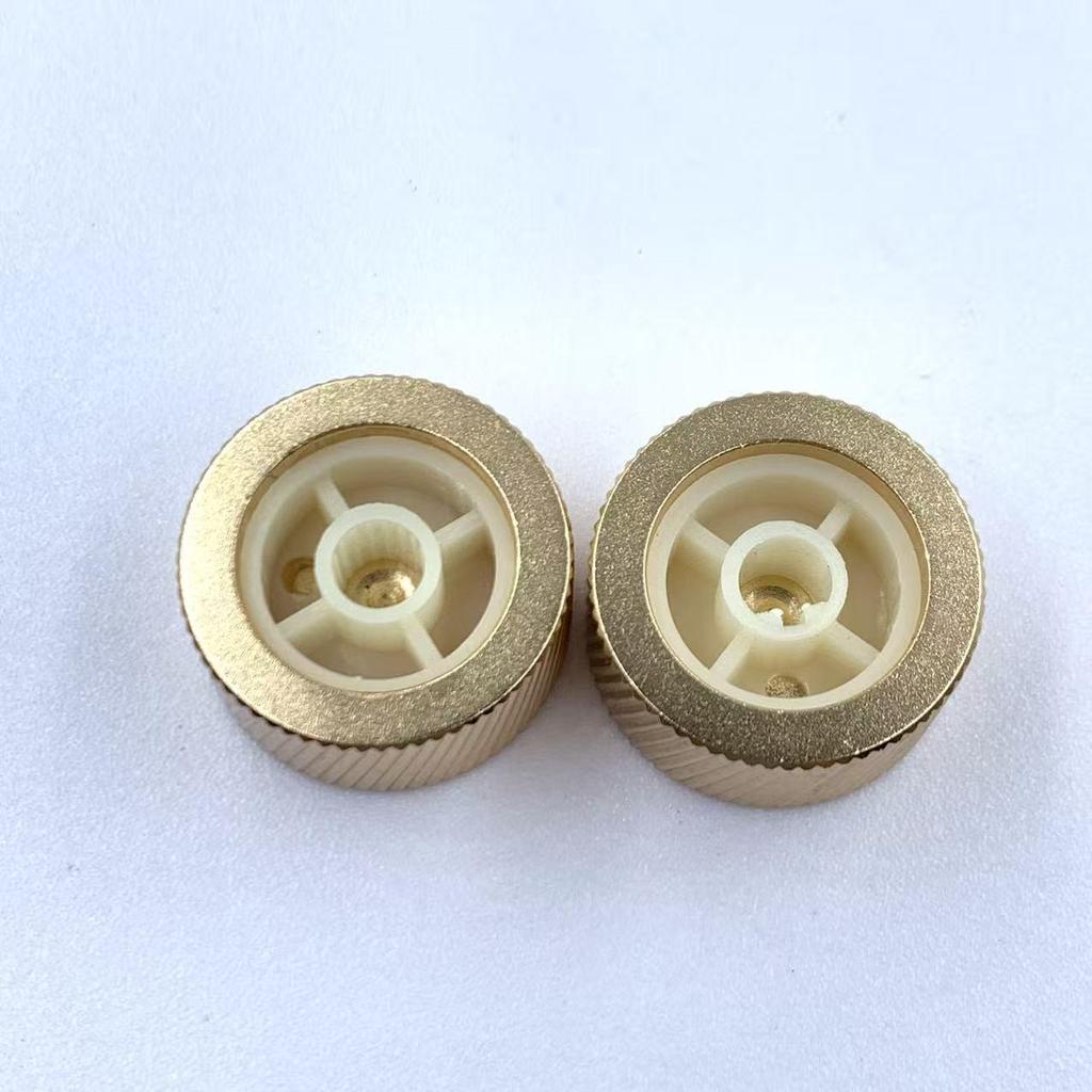 6mm Universal Aluminum Alloy Knob for Audio Amplifier Potentiometer, 25x13mm