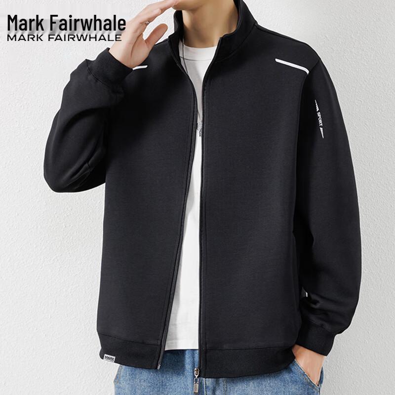 Mark Fairwhale Men's Stand-Up Collar Loose Casual Jacket