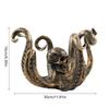 Halloween Unique Tentacles Skull Animal Sculpture Cup Holders Resins Ornament Hanging Hook for Home and Office Decors