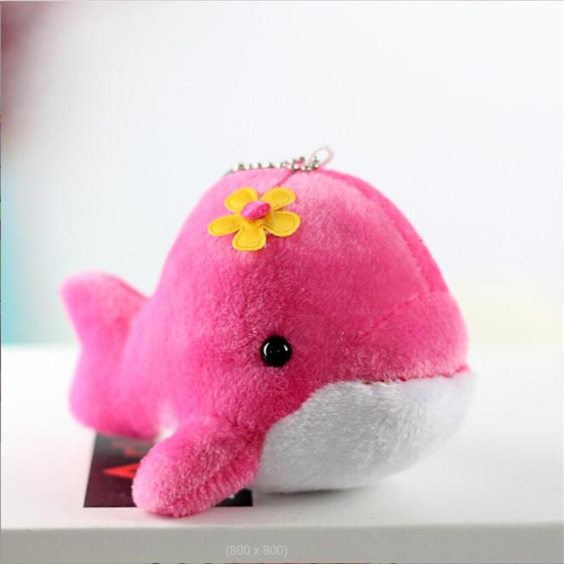 12Cm Approx Multi Color Optional 8 Colors Dolphin Stuffed Plush Toy Whale Doll Small Mini Animal Doll Gift Small Pendant