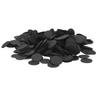 500Pcs Nonwoven Round Piece DIY Felt Crafts Cloth Flake Accessories Chip Hair Decoration 25mmBlack
