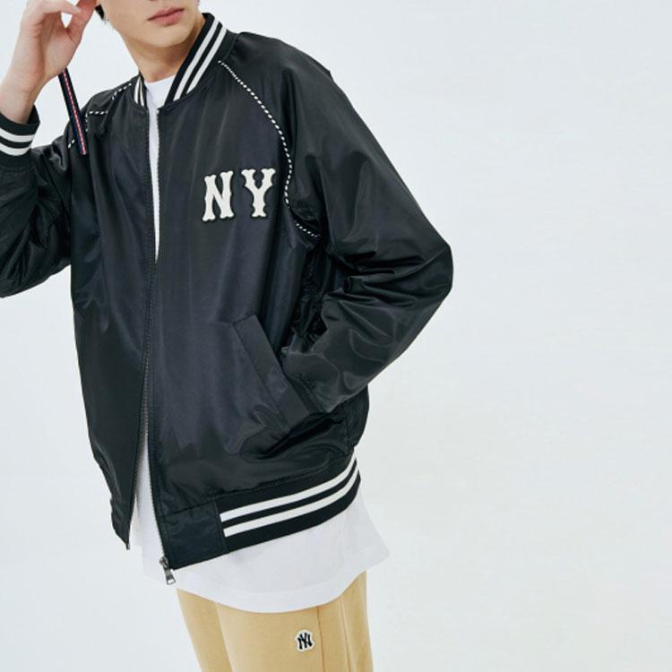 New MLB Baseball Jacket Unisex Black 31JP07011-50L