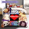 Deltarune Strange Journey Bedding Quilt Set Quilt Cover Pillowcase Home Decoration Birthday Gift (1 * Duvet Cover + 2 * Pillowcase, Without Core)