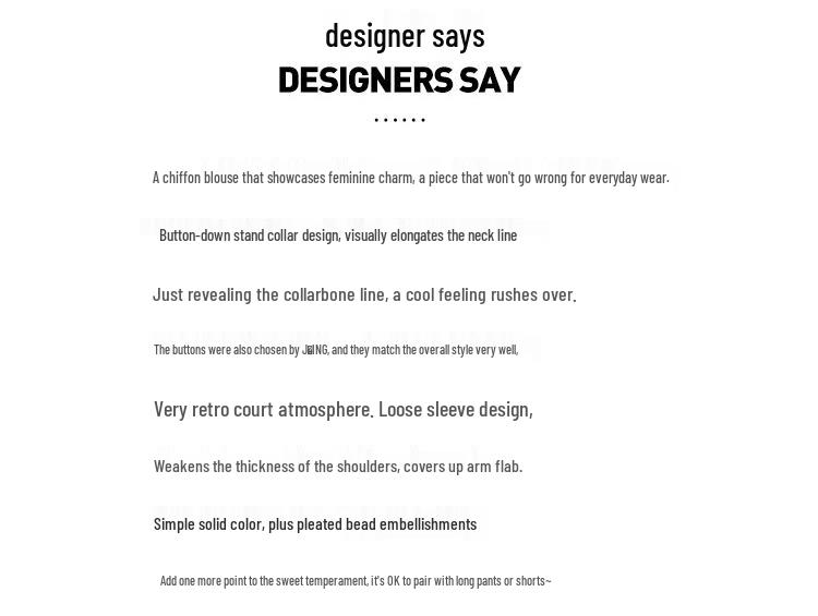 Damen Rotes Chiffonhemd - Langärmlig, Stehkragen Mode für Frühling 2025