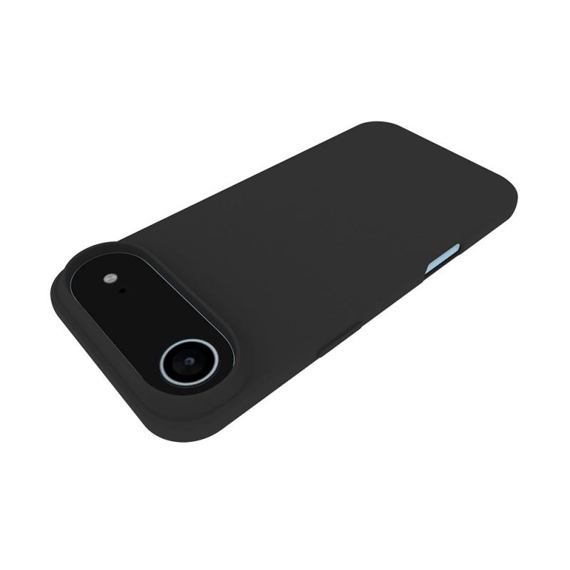 For iPhone 17 Air TPU Case WANLONFENG MS Series Matte Back Cover with Tempered Glass (Big Hole Lens)