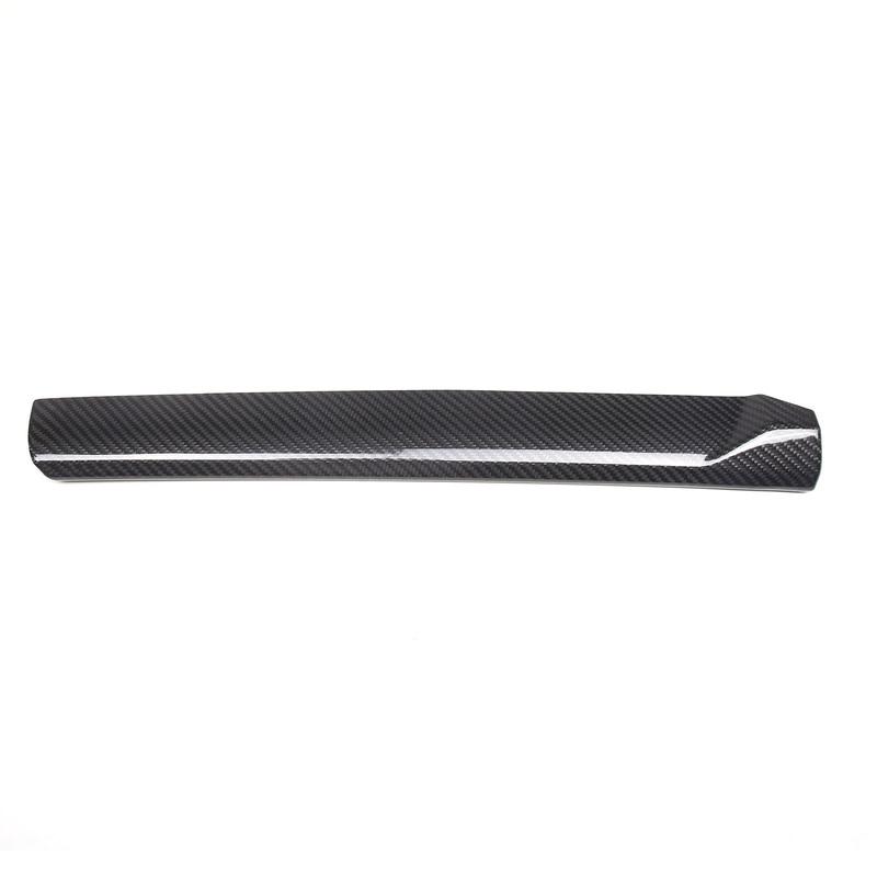 Hard true carbon fiber Car Center Control Navigation Screen Lower Panel Decorative Cover For BMW 5 Series G60 2024 LHD