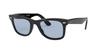 Sunglasses 0RB2140F WAYFARER BLACK Size 52 Asian Fit Ray-Ban 901/64 (Black), Japan, (FREE Size),