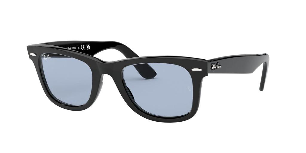 Sunglasses 0RB2140F WAYFARER BLACK Size 52 Asian Fit Ray-Ban 901/64 (Black), Japan, (FREE Size),