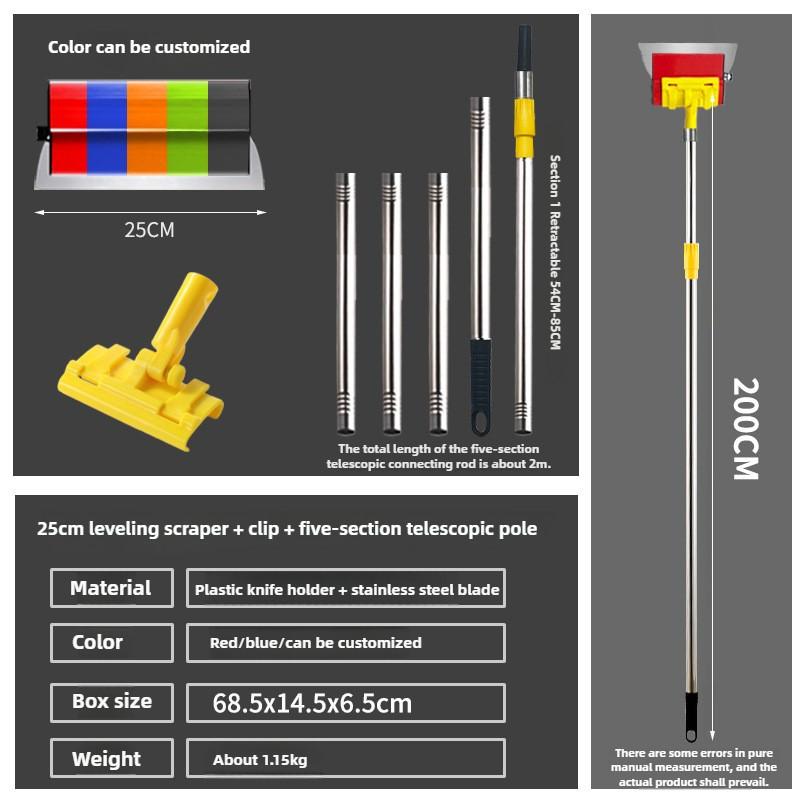Stainless Steel Putty Leveling Scraper Scraping Putty Leveling Tool Box Wall Scraping And Plastering Tools