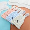 Cartoon Long Ear Rabbit Soft Coral Fleece Hair Drying Towel Cap Super Absorbent Quick Dry Cute Shower Cap for Women Girls Kids