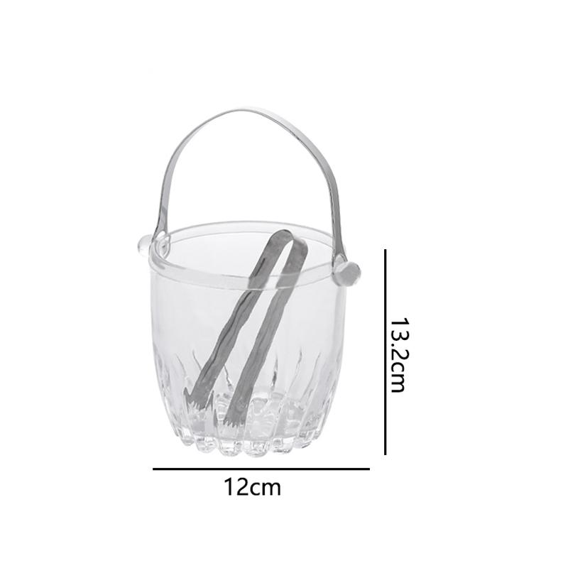 

880 мл/900 мл Ведро для льда Изолированные ведра Охлажденная бочка для шампанского Ведро для коктейлей Классическая винная бочка с ручкой Барные аксессуары