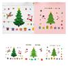Christmas Decorations PVC Refrigerator Stickers DIY Fridge Ornaments for Festive Home Kitchen Decor