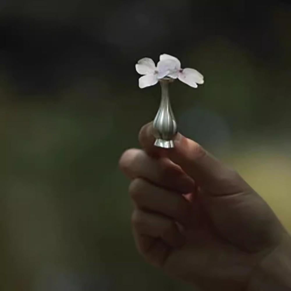Can Be Arranged in Flower Mini Cabbage Vase Brooch Exquisite Flower Arranging Brooch Dinner