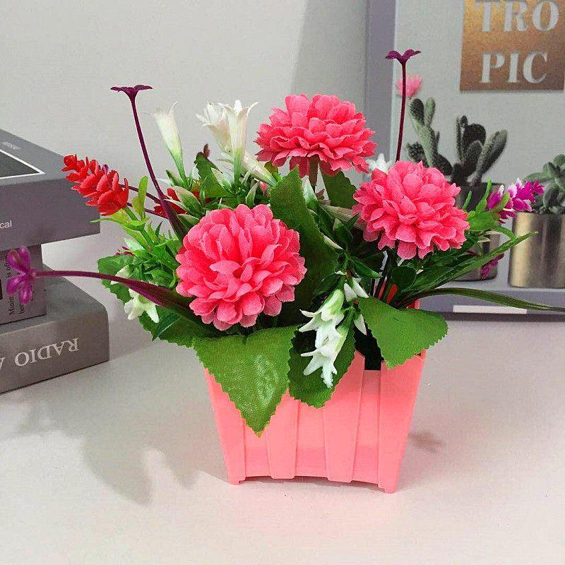 Realistische künstliche Blume im Topf Perfekt für die Innen- und Außendekoration von Haus und Garten