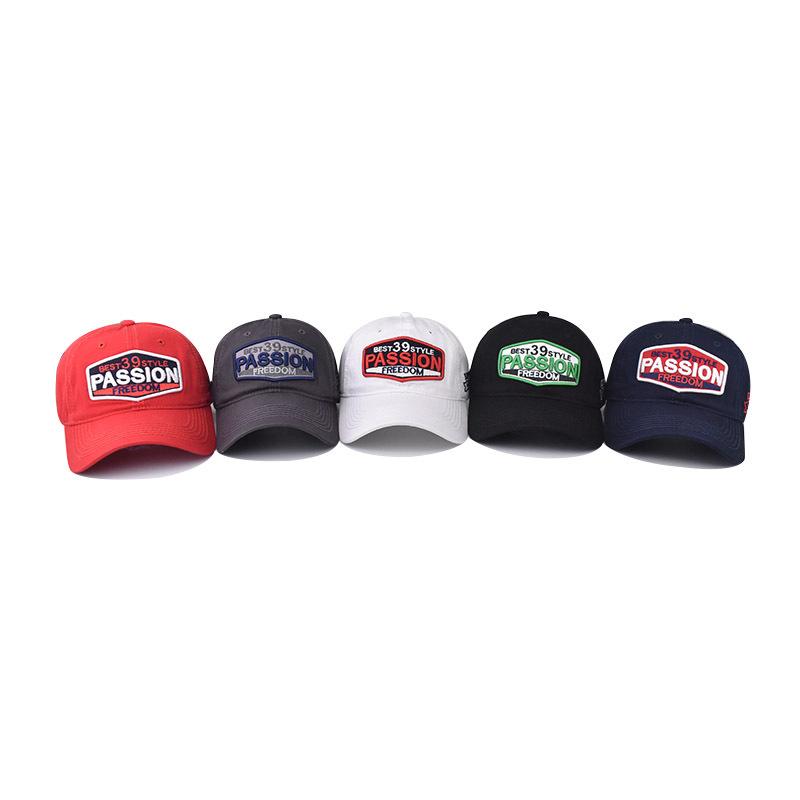 Unisex Cotton Washed Baseball Cap Men Letter Embroid Vintage Fashionable 4 Season Wear Casual Street Wear Outdoor Caps Male
