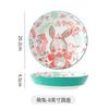 Handle Cartoon Ceramic Bowl, Two Ear Baking Tray, Noodle Bowl, Salad, Dessert, Appetizer, Family Breakfast Bowl,kitchen Utensils