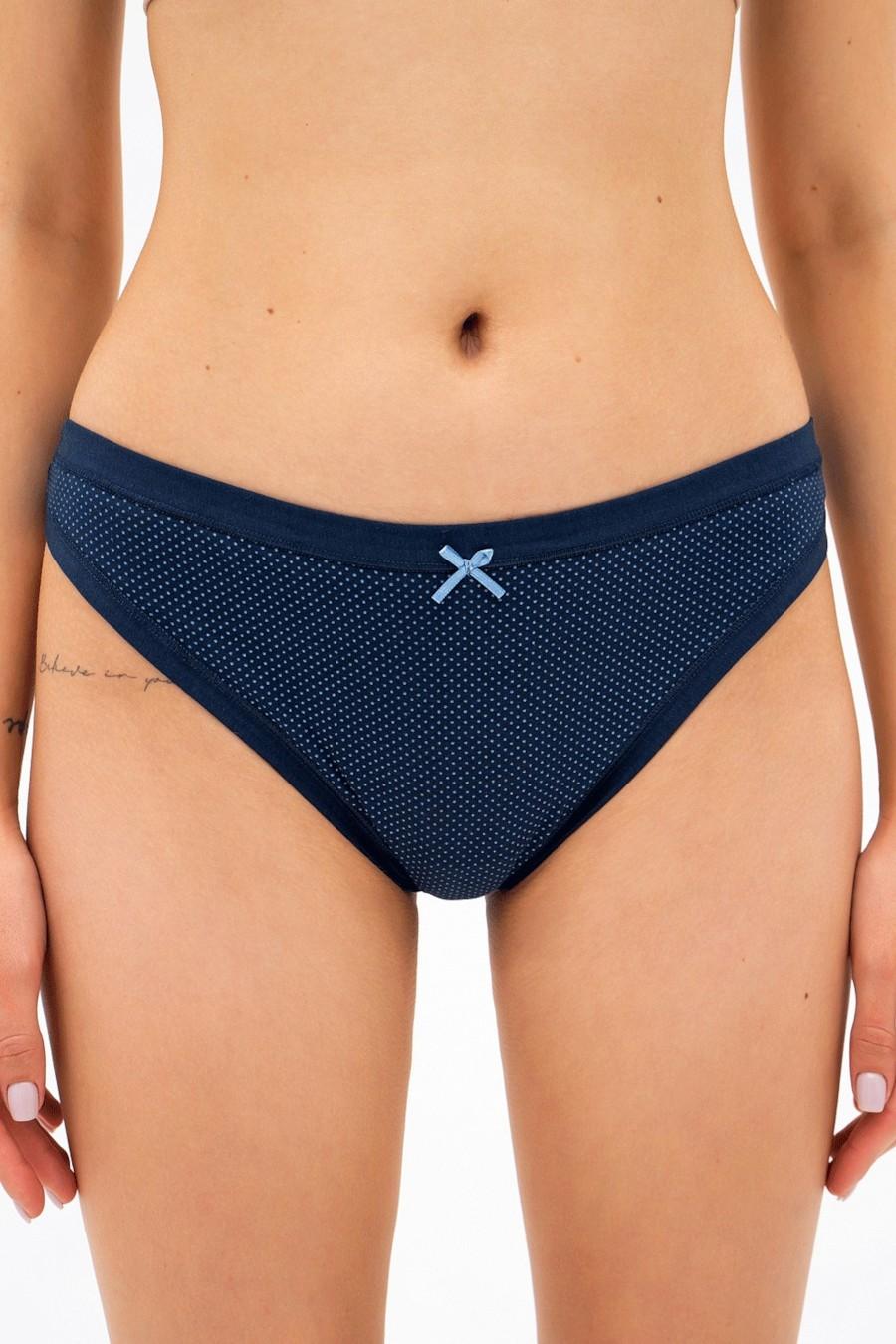 

Трусики стрінг Emy (44464) 5(XL) імперська синього кольору