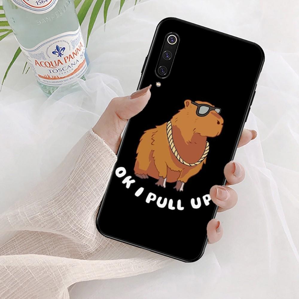 Capybara Cute animal cartoon Phone Case For Xiaomi Mi 5X 8 9 10 11 12 lite pro 10T PocoX3pro PocoM3 Note 10 pro lite