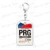 Plane Ticket Koffer Keyrings for Accessories Bag Key Chain Ring Jewelry Fans Gifts Travel Country Label Keychain Llaveros