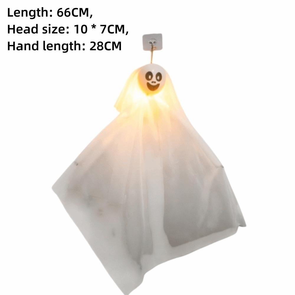Outdoor Tree Hanging Spooky Outdoor Decor Light Up Ghost Decorations Halloween Party