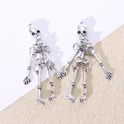 European-American Retro Skull Pendant - Halloween Jewelry Accessory