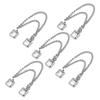 5Pieces Magnetic Pants Cuffs Fasteners, Pants Hems Fasteners Clip Strong Magnets Clip for Pants Trousers to Make Shorter