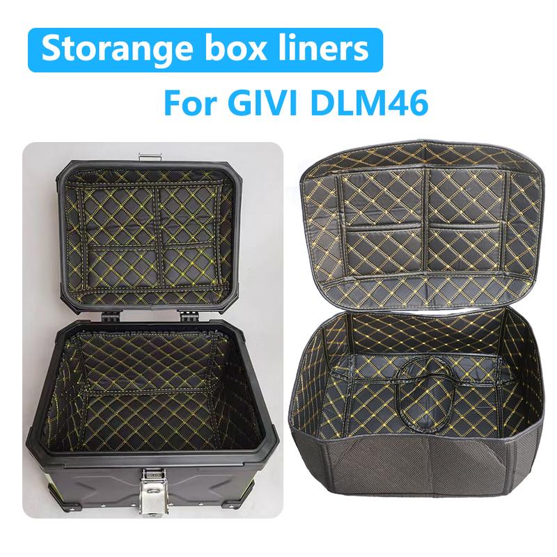 For GIVI DLM46 DLM 46 Motorcycle Trunk Inner Cushion Seat Bucket Storage Luggage Box Liner Pad Rear Tail Seat Case Lining Pad