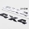 3D ABS Silver Black Logo 4X4 Emblem Car Trunk Decal For 4X4 Stikcer Accessories