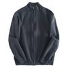 Export Label Cutting Tail Order Men Temperament Commute Stand Collar Men Zipper Cardigan Outerwear Sweater Heavy Weight Weight Tops