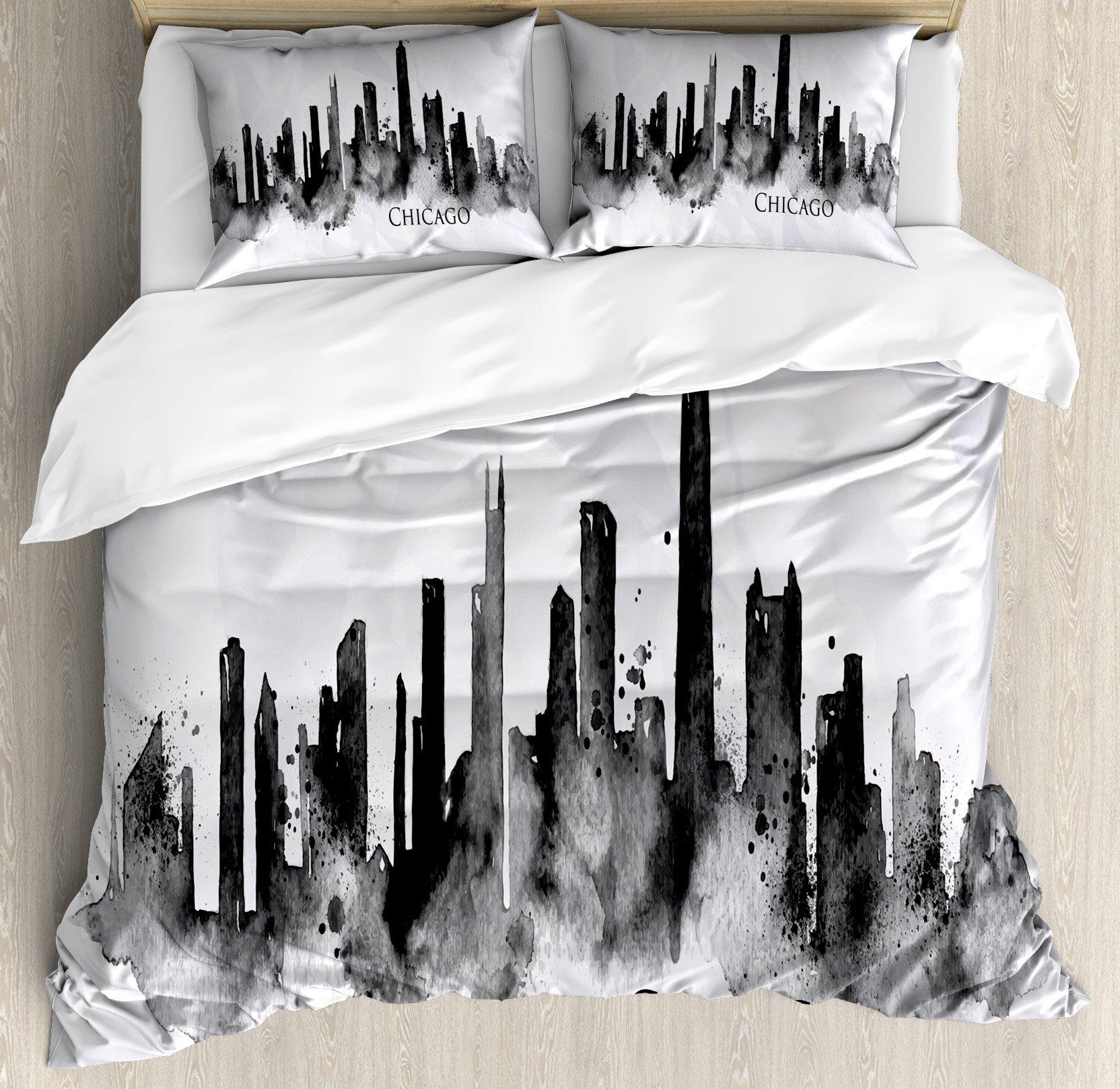 

Comforter Skyline For Adults Queen King Lightweight With 2 S City Buildings Bedding Set No Comforter Comforter (quilt)-EU Single(135*200cm)3pcs