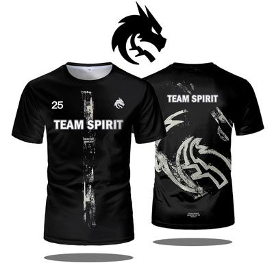 Team Spirit 2026Jerseys CS2 Esports Uniforms Donk T Shirts CSGO Game Training Clothes Men's And Women's Sports Tops
